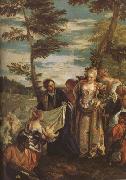 Paolo  Veronese The Finding of Moses (mk08) painting